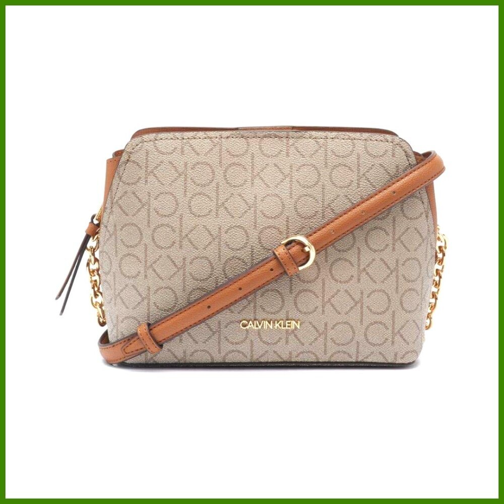 Triple Compartment Chain Crossbody Bag for Day or Night